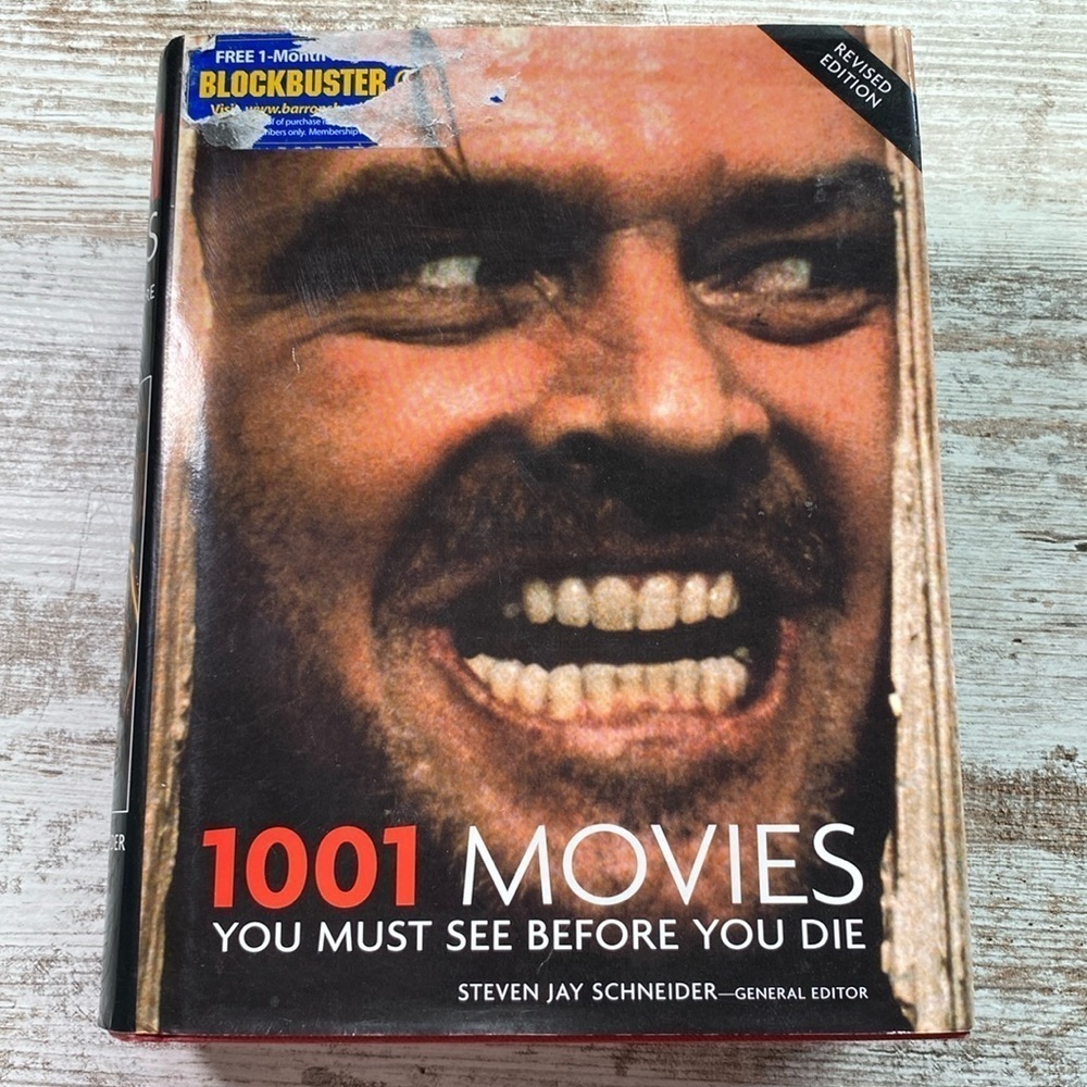 1001 Movies You Must See Before You Die Hardcover 2003 Film Guide Book